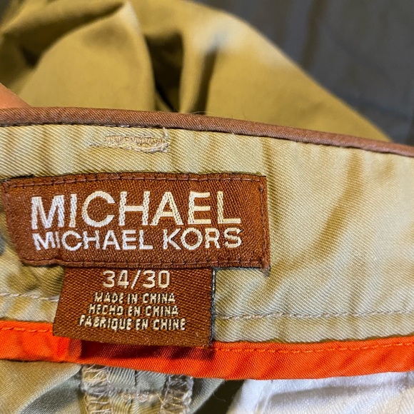 Michael by Michael Kors 34/30 men’s khaki pants GUC, 100% cotton,just need press - Picture 9 of 15